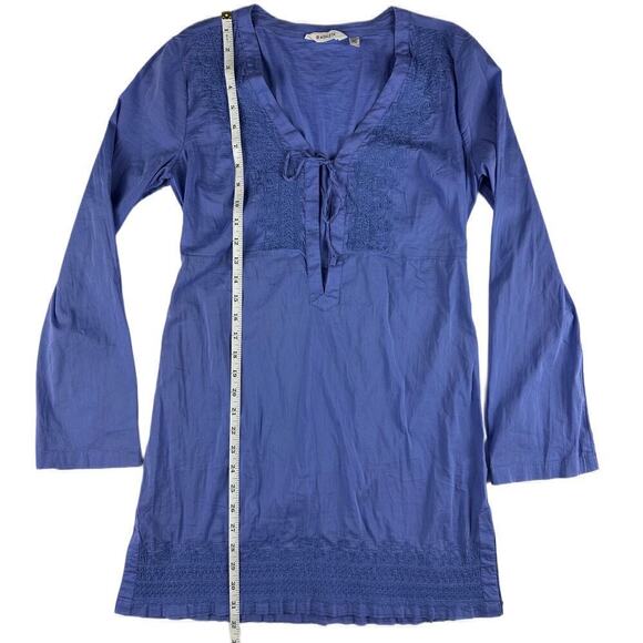 EUC Athleta Kimssa Tunic Cover Up In Baja Blue Women’s Size XS - Picture 3 of 9